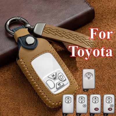 ♨ Car Key Case Cover for Toyota Noah Tarago Mark X RAV4 Voxy Corolla Yaris Estima Prius 30 Alpha Aqua Land Cruiser Auris Lexus 20