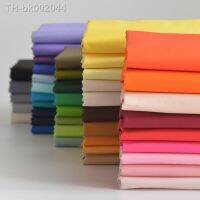 ✳ 145x50cm Solid Color Poplin Cotton Fabric DIY Childrens Wear Cloth Make Bedding Quilt Fabric for Girl Dress B 160-180g/m