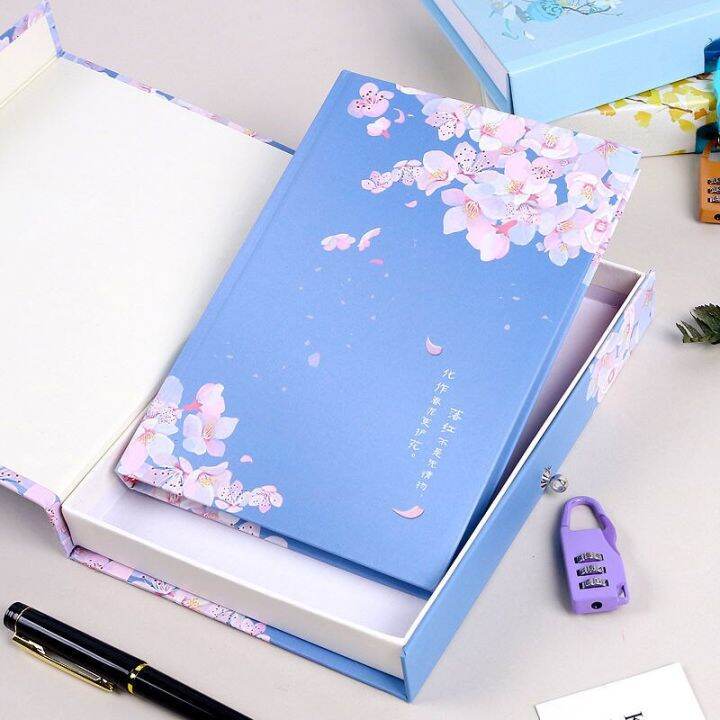"Chinese style" diary, locked notebook, cute function planner, locked