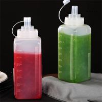 1 Pcs Squeeze Condiment Bottles 800/1000ML Large Diameter Dustproof Plastic Squeeze Sauce Bottle Dressing Bottle