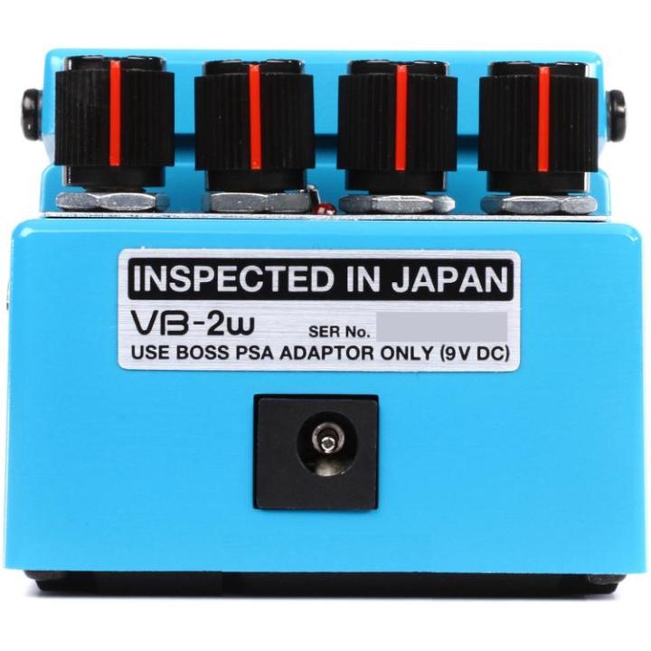 boss-vb-2w-vibrato-เอฟเฟคกีตาร์-เสียง-vibrato-วงจรอะนาล็อค-แถมฟรีถ่านพร้อมใช้งาน-inspected-in-japan