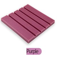 【Top-rated】 Soundproofing Foam Studio แผงอะคูสติก Studio Foam Wedges 25X25X2Cm แผ่นดูดซับเสียงโฟม1PC