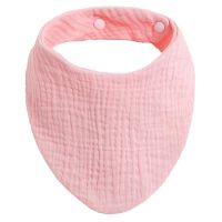 【CC】 Absorbent Bibs Newborn Teething Breathable Bib Set Kids Nursing Cover 5 Colors Burp Soft