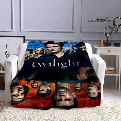 （in stock）Twilight Saga printed blanket, warm frame baby blanket, soft and comfortable, suitable for home use, birthday gift（Can send pictures for customization）