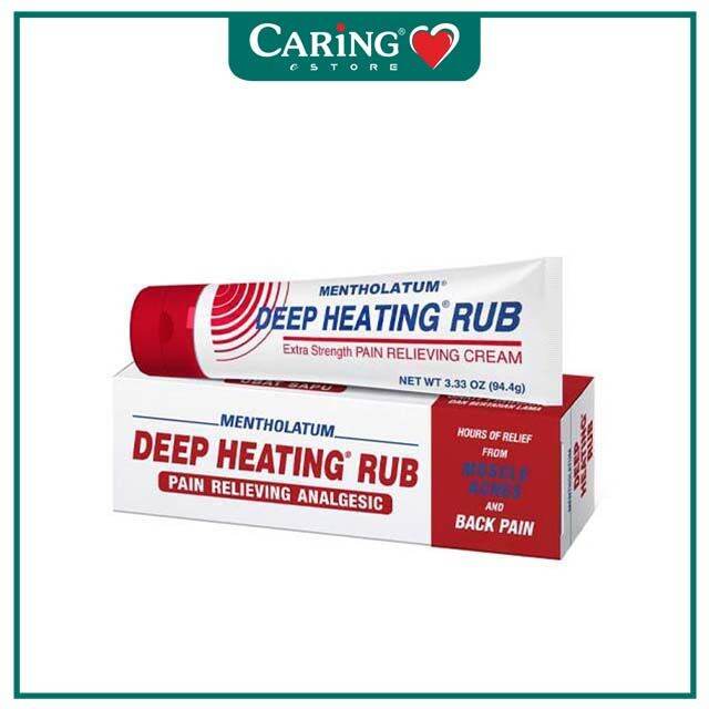 MENTHOLATUM DEEP HEATING RUB PAIN RELIEVING CREAM 94.4G Lazada
