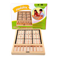 Wooden Sudoku Puzzle Wood Sudoku Board Game Toys For Children Kids Learning &amp; Early Educational in Game Birthday Gift
