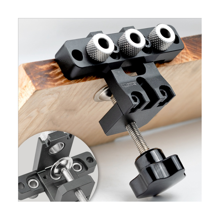 GanWei Adjustable Doweling Jig Woodworking Pocket 3 in 1 Hole JigBushes