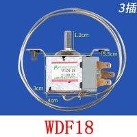 WDF18 3Pin ตู้เย็นเทอร์โมสตัทชิ้นส่วนตู้เย็นใหม่ 250V เครื่องควบคุมอุณหภูมิโลหะในครัวเรือน-harjea4397887