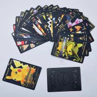 55 Pcs/Set Card Charizard Vmax Gold Foil Pack Spanish English Mewtwo Pikachu Gx Desktop Games Hobby Collection