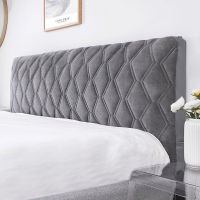 Muti-colors All-inclusive Super Soft Smooth Quilted Head Cover Thicken Velvet Headboard Cover Bed Back Dust Protector Cover