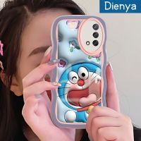 เคส Dienya สำหรับ OPPO A74 4G A95 4G F19S F19 Reno 6 Lite เคส3D ลายการ์ตูนดอกไม้ด้วยกันกระแทกแบบใสนิ่มเคสโปร่งใสลายกล้องถ่ายรูปสุดสร้างสรรค์เคสซิลิกาเจลฝาครอบป้องกัน