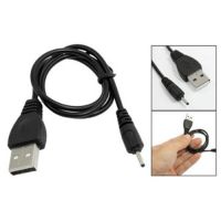 Black DC 2Mm USB Charging Cable 50 Cm for Nokia N78 N73 N82