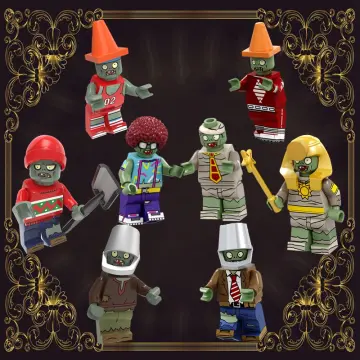 Minifigure w/ Accessories 6 in 1 Famous Block (Roblox, Rainbow Friends,  Plants vs Zombies)