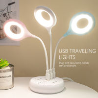 Eye Protection USB Table Lamp Socket Freely Foldable Portable LED Light No Flicker Soft Light Saving Energy