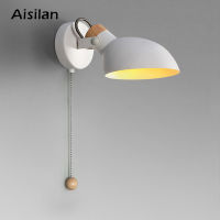 Aisilan Simple Creative Wall Light Led Bedside Bedroom Foyer Study Nordic Design Living Room Corridor Ho Wall Lamps Ho