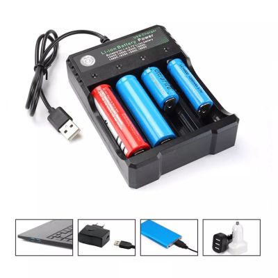 [พร้อมส่ง]Smart ที่ชาร์จแบต 3.7V 4 ช่อง 18650 26650 16340 14500 Battery Charger[สินค้าใหม่]