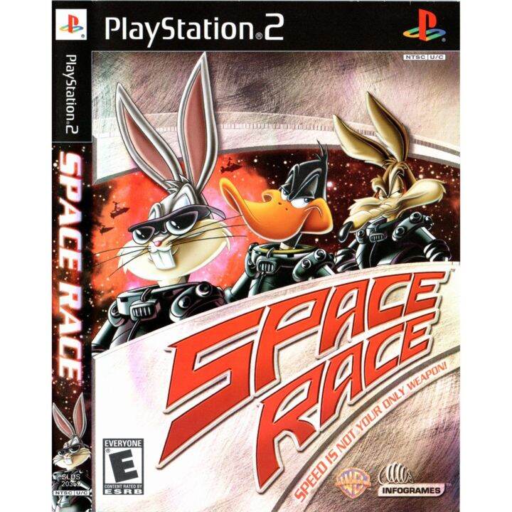 แผ่นเกมส์ Looney Tunes Space Race แผ่นcd Ps2 Playstation2 คุณภาพสูง