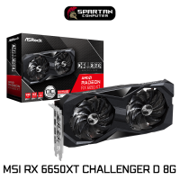 ASRock RX 6650XT Challenger D 8GB OC , Radeon การ์ดจอ การ์ดแสดงผล