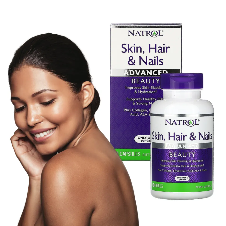 Natrol Skin， Hair and Nails Advanced Beauty Capsules， Pac-Taobao
