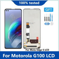 6.7 "; Original สำหรับ Motorola Moto G100จอแสดงผล LCD XT2125 XT2125-4 Touch Screen digiziter ASSEMBLY สำหรับ Mo TO EDGE S จอแสดงผล LCD