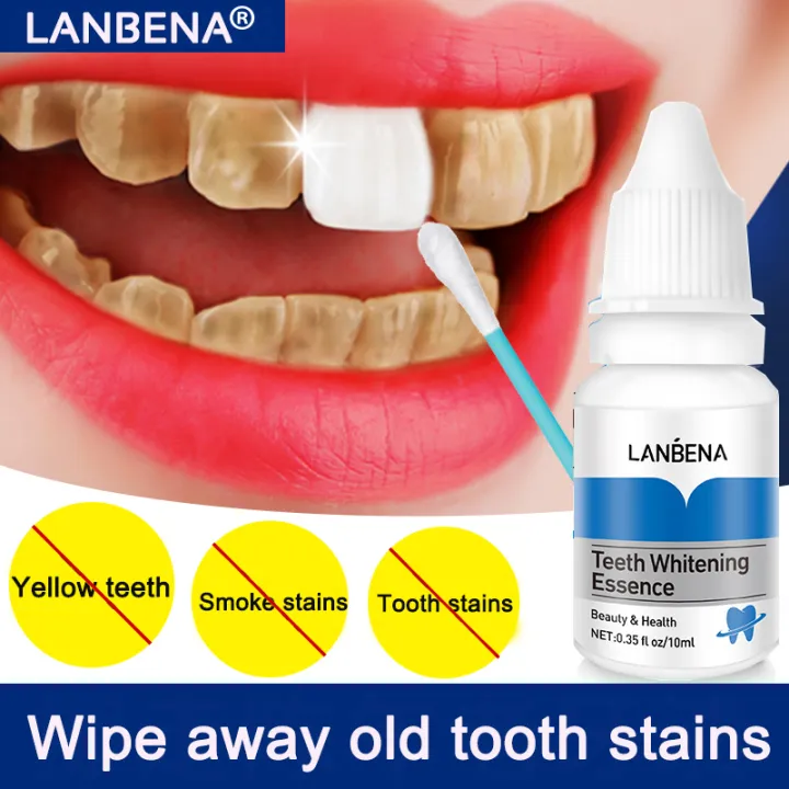 Whiten your teeth LANBENA Teeth Whitening Essence Powder Effectively