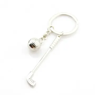 Golf keychain hot sale