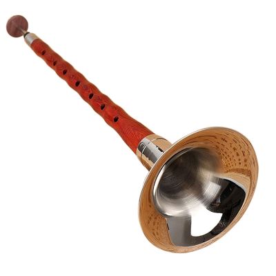 Chinese Folk Wind Musical Instrument Suona,Quality Rosewood Rod Professional Hand-Made Instrument Suona Key of G