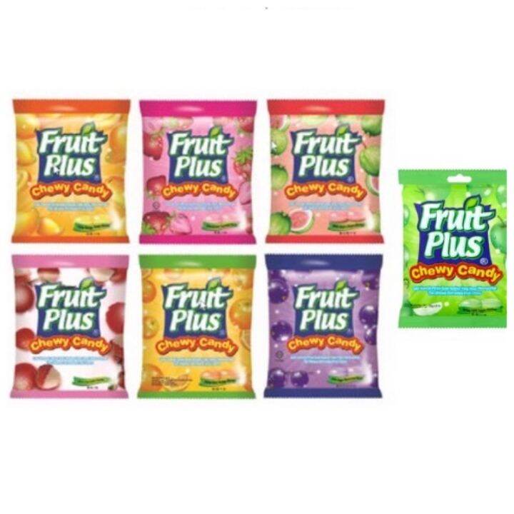 Fruit Plus Candy Gula Gula Kunyah (Assorted Flavours )150g Lazada