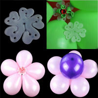 Olliles 10pcs 6 in 1 Seal CLIP ballons อุปกรณ์เสริม Plum Flower CLIP SEALING CLAMP