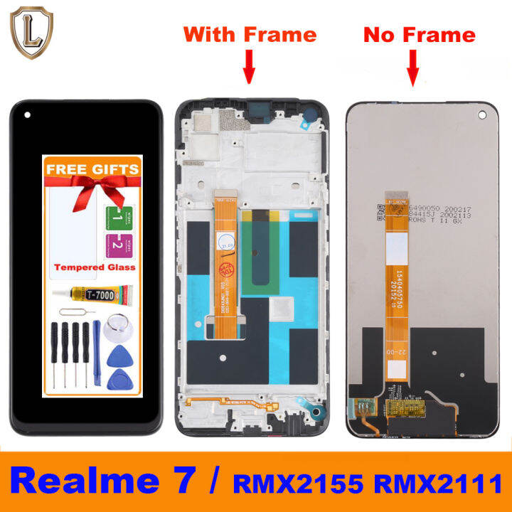 100% Tested Class A LCD for Realme 7 RMX2155 LCD Display Touch Screen ...