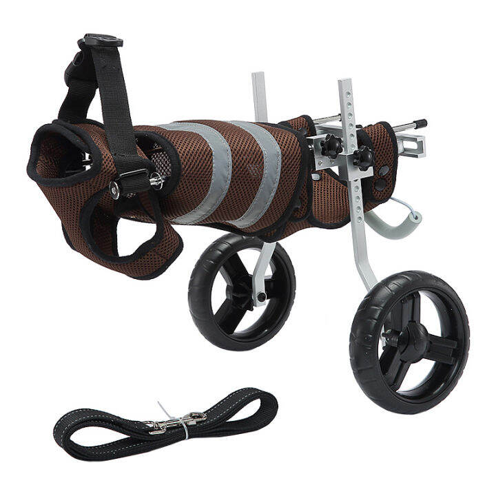 HamshMoc Adjustable Dog Cart Lightweight Dog Wheelchair for Back Legs Easy Assemble Assist Dog