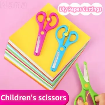 solacol Back to School Supplies ,Scissors for Kids Age 8-12, Quality  scissors Paper cutting Plastic scissors Children's toys