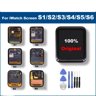 สำหรับ IWatch Watch Series 4 5 6 SE LCD สำหรับ IWatch Series 1/2/3ชิ้นส่วนจอสัมผัสแอลซีดีของเครื่องแปลงดิจิทัล