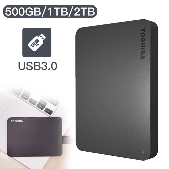 ♂♕ InD TOSHIBA Portable Hard Drive 500GB 1TB 2TB Large Capacity