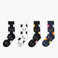 New Women Cotton Socks Cat Cartoon Animal Funny Socks Cute Lovely Colorful Fashion Socks Meias