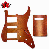 จีนเมเปิ้ลไม้ STRAT กีตาร์ HSH Pickguard และกลับ Caver แผ่นรองหลัง