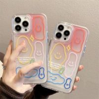 IPhone Case HD Acrylic Hard Case High Clear Case Luxury Metal Button Protection Camera Shockproof Doodle Comics Compatible with IPhone 14 Pro Max 13 12