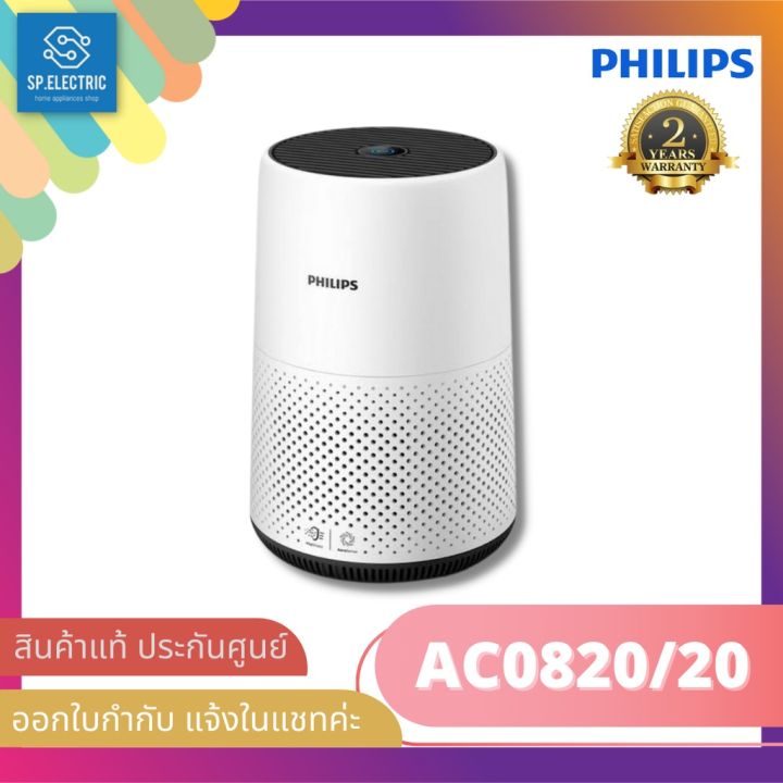 พร้อมส่ง-philips-เครื่องฟอกอากาศ-16-49-ตร-ม-สีขาว-รุ่น-ac0820-20