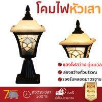 โคมไฟหัวเสา สว่างครอบคลุม ไฟหัวเสา INOVA UT102 อะลูมิเนียม/แก้ว CLASSIC สีขาว/ดำ วัสดุทนทาน ใช้ได้กับหลอดไฟมาตรฐานทุกประเภท โคมไฟภายนอก โคมไฟหัวเสา Pole Lamps จัดส่งฟรี Kerry ทั่วประเทศ