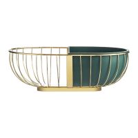 Metal Fruit Basket Bread Basket Organizer Wire Snack Bread Vegetable Storage Bowls Kitchen Eggs Dessert Holder Storage