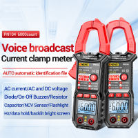 PN104แคลมป์มิเตอร์ดิจิทัล Ac/ กระแสไฟฟ้า DC วัดได้อัตโนมัติ6000หน่วยเมตรมีหน่วยประจุไฟฟ้าชั่วคราวเครื่องทดสอบแรงดันไฟฟ้าเช็คสด