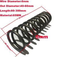 1PCS Custom Heavy Duty Big Shock Absorbing Steel Coil Compression Spring6mm Wire Diax40/45/50/60mm Out Diameterx60-300mm Length