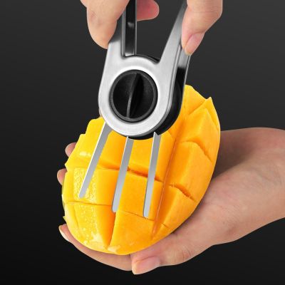 Fruit Diced Cutter Avocado Slicer Splitter Cutting Knife Peeler Coring Gadgets