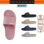 Dép Thái Lan nam nữ đi mưa nhựa đúc trẻ trung siêu nhẹ, siêu bền MONOBO