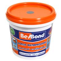 ?โปรสุดพิเศษ!!!? อะคริลิกกันซึม BESBOND 1 กก. สีเทา วัสดุกันซึม BESBOND 1KG GRAY WATERPROOFING ACRYLIC