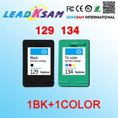 2x compatible For hp129 for 134 ink cartridge Inkjet Printer 129 134 8050 C4140 C4150 C4150 C4180 C4183 C4188 Ink Cartridges