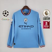 shot goods Manchester City home jersey 22/23 LONGSLEEVE Fans issue S-2XL Can add your name number