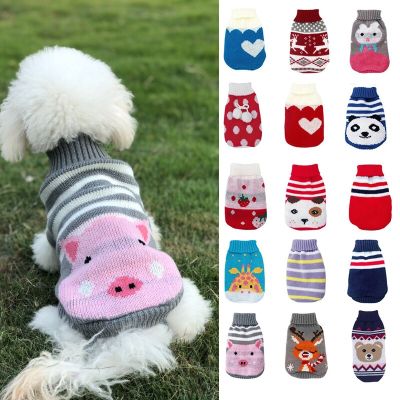 Coat Winter Pet Clothing Warm Dog Clothes Cat Sweater Pet Supplies for Chihuahua Bulldogs Puppy Costume Small Medium Dogs