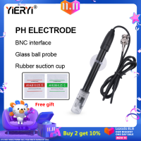 Yieryi ใหม่ PH Electrode Probe ตัวควบคุมพีเอชเซนเซอร์ขั้วไฟฟ้า BNC Connector