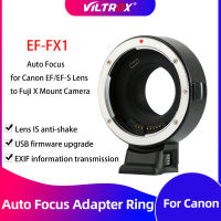 Viltrox แหวนอะแดปเตอร์เลนส์ปรับโฟกัสอัตโนมัติ EF-FX1,สำหรับเลนส์ Canon EF/EF-S ไปยังกล้อง Fuji X Mount X-T1 X-T2 X-T10 X-T20 X-A3 X-A5